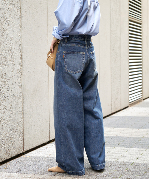Spick & Span（スピックアンドスパン）の「《追加》5 1/2 BAGGY DENIM（デニムパンツ・レディース・サックスブルー/ブルー系その他・27/28/29/26）」の5枚目の写真