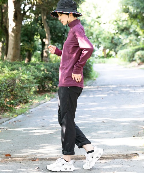 phenix outdoor(フェニックスアウトドア)の「phenix OUTDOOR(フェニックスアウトドア) レディース ハーフジップ長袖Tシャツ ロングスリーブTシャツ (吸水速乾 / 通気性)(Tシャツ/カットソー・レディース・ピンク/ブルーグリーン/マジェンタ・XL/L/M/S)」の22枚目の写真