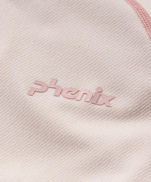 phenix outdoor(フェニックスアウトドア)の「phenix OUTDOOR(フェニックスアウトドア) レディース ハーフジップ長袖Tシャツ ロングスリーブTシャツ (吸水速乾 / 通気性)(Tシャツ/カットソー・レディース・ピンク/ブルーグリーン/マジェンタ・XL/L/M/S)」の7枚目の写真