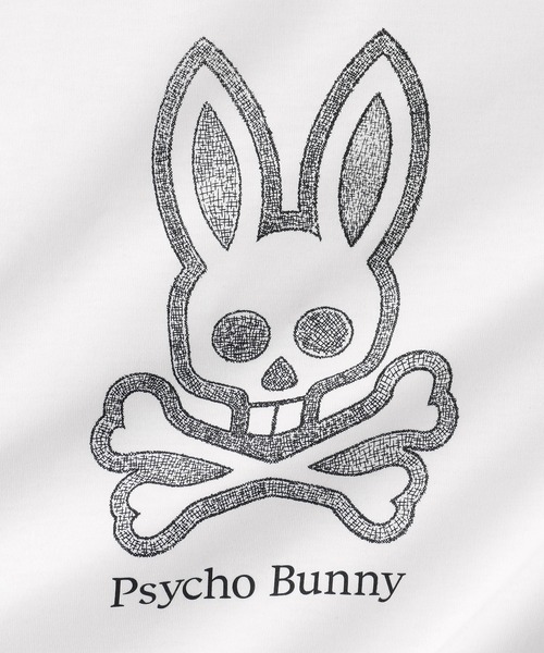 Psycho Bunny（サイコバニー）の「[WEB限定]ハンドライトロゴ  ワイドリラックス Tシャツ（Tシャツ/カットソー・メンズ・ブラック/ホワイト・SMALL/MEDIUM/LARGE/X-LARGE）」の7枚目の写真