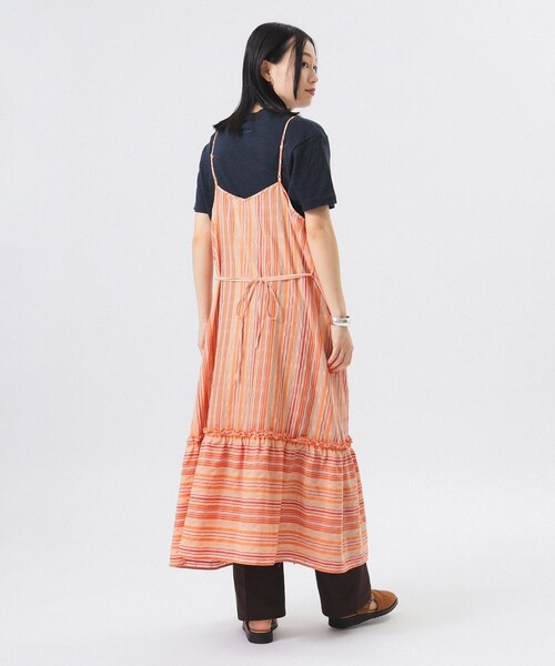 BEAMS BOY（ビームスボーイ）の「ストライプ キャミ ワンピース（ワンピース・レディース・ブルー/ピンク・ONESIZE）」の8枚目の写真
