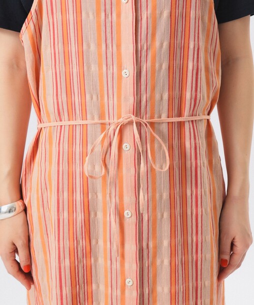 BEAMS BOY（ビームスボーイ）の「ストライプ キャミ ワンピース（ワンピース・レディース・ブルー/ピンク・ONESIZE）」の15枚目の写真