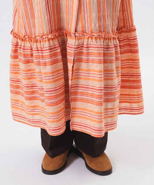 BEAMS BOY（ビームスボーイ）の「ストライプ キャミ ワンピース（ワンピース・レディース・ブルー/ピンク・ONESIZE）」の16枚目の写真