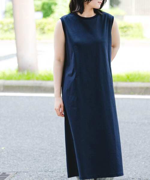 EKAL（エカル）の「『吸水速乾/UVカット』DRY OUT SLEEVLESS ONE-PIECE（ワンピース・レディース・ネイビー/チャコールグレー/アイボリー/ブラウン系その他・FREE）」の19枚目の写真