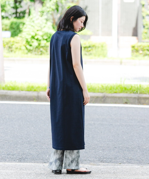 EKAL（エカル）の「『吸水速乾/UVカット』DRY OUT SLEEVLESS ONE-PIECE（ワンピース・レディース・ネイビー/チャコールグレー/アイボリー/ブラウン系その他・FREE）」の22枚目の写真