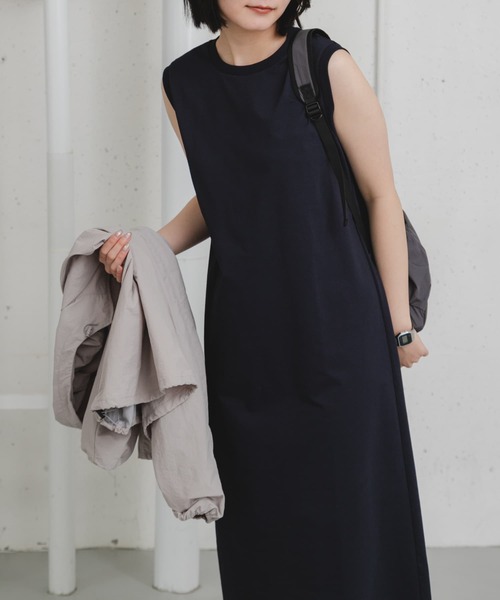 セール】『吸水速乾/UVカット』DRY OUT SLEEVLESS ONE-PIECE