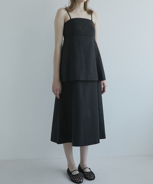 LE CIEL BLEU(ルシェルブルー)の「レイヤードビスチェドレス / Layered Bustier Dress(ワンピース・レディース・ブラック/ベージュ・38/36)」の7枚目の写真