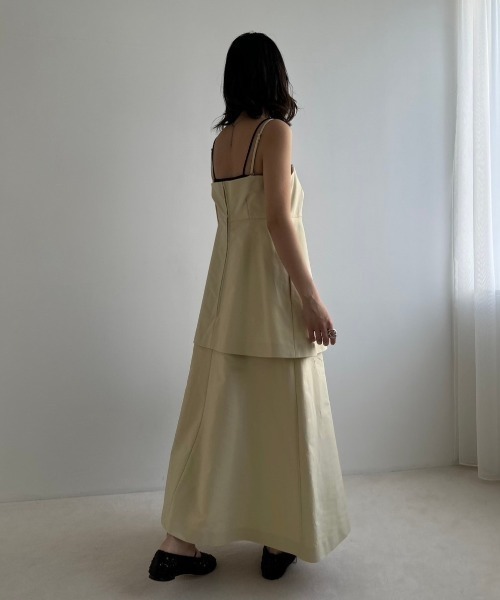 セール】レイヤードビスチェドレス / Layered Bustier Dress