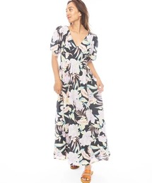 ビラボン BILLABONG 花柄ロングワンピース ビラボン花柄ロングワンピース通販
