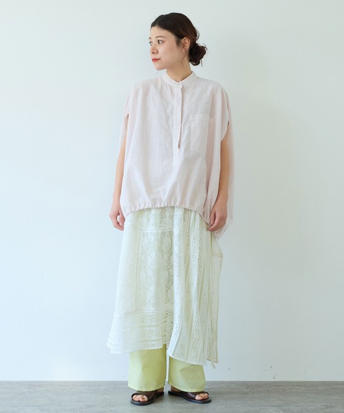 yuni(ユニ )の「●プロダクトダイ コクーンブラウス(シャツ/ブラウス・レディース・ピンク/イエロー/ブラック・FREE)」の11枚目の写真