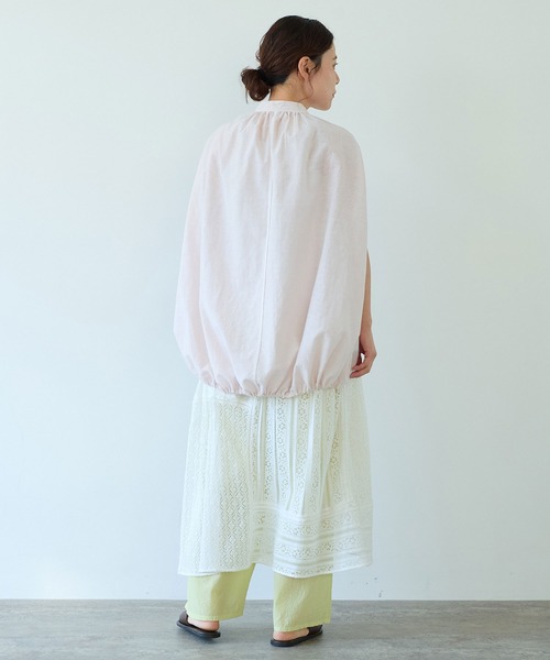 yuni(ユニ )の「●プロダクトダイ コクーンブラウス(シャツ/ブラウス・レディース・ピンク/イエロー/ブラック・FREE)」の8枚目の写真