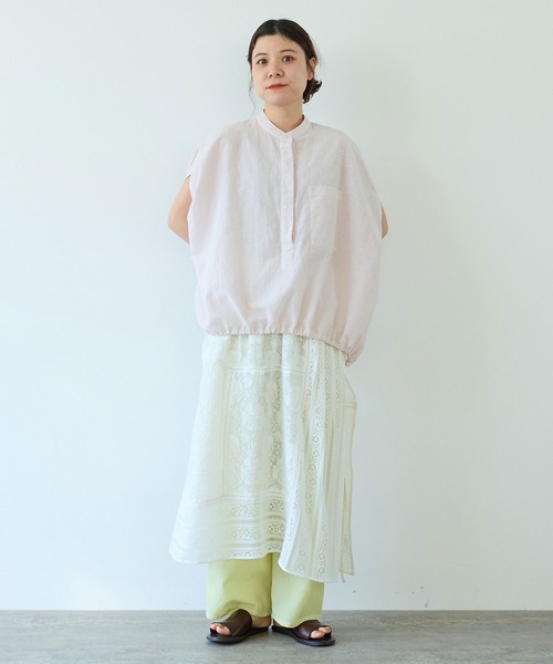 yuni(ユニ )の「●プロダクトダイ コクーンブラウス(シャツ/ブラウス・レディース・ピンク/イエロー/ブラック・FREE)」の10枚目の写真