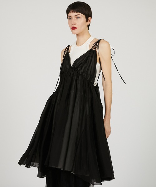 シアーボリュームキャミドレス / Sheer Volume Cami Dress