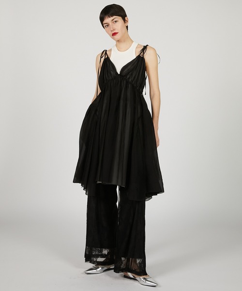 シアーボリュームキャミドレス / Sheer Volume Cami Dress