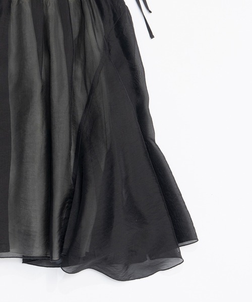 シアーボリュームキャミドレス / Sheer Volume Cami Dress