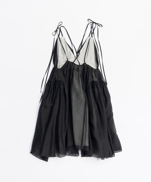 PRANK PROJECT（プランクプロジェクト）の「シアーボリュームキャミドレス / Sheer Volume Cami Dress（ドレス・レディース・ブラック・FREE）」の6枚目の写真