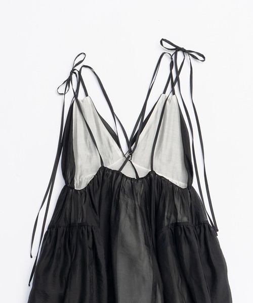 シアーボリュームキャミドレス / Sheer Volume Cami Dress