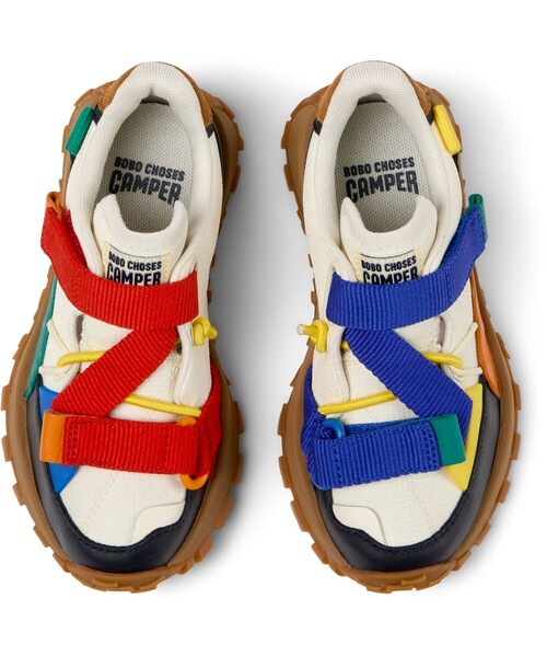 CAMPER（カンペール）の「[カンペール] TWINS KIDS BY BOBO CHOSES / フラットシューズ（スニーカー・キッズ・ホワイト・20.0cm/18.5cm/20.5cm/19.0cm）」の5枚目の写真