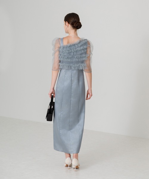 Leja（レジャ）の「【LEJA】チュールアシンメトリーティアードフリルI