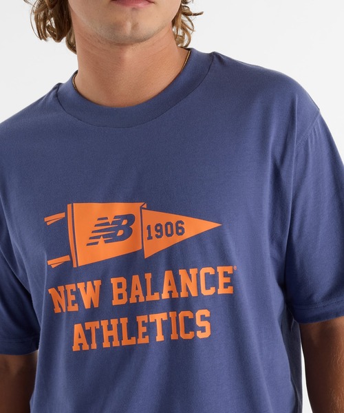 NEW BALANCE クレイテストヒッツシャシヘスホルTシャツ ニューバランス Hoops Gamer Pack グラフィックショートスリーブ