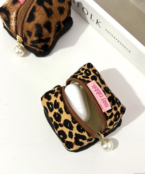 SAINT LAURENT レオパード柄 イヤホンケース SAINT LAURENT レオパード柄 イヤホンケース