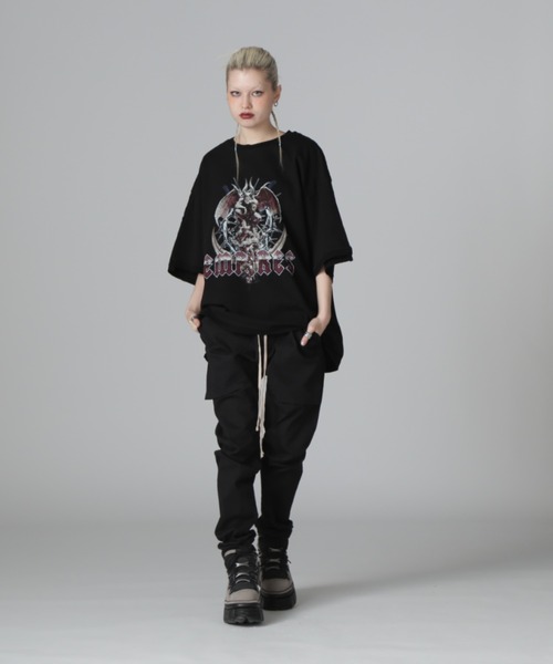 DankeSchon SWITCH S/S TEE EMPIRES Tシャツ ブラック DankeSchon/ダンケシェーン/SWITCH S/S TEE EMPIRES（Tシャツ
