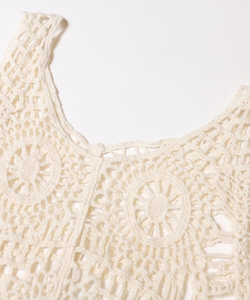 coca（coca）（コカ）の「キッズ 鍵あみレースタンクトップ（タンクトップ・キッズ・アイボリー・L/M/XL）」の10枚目の写真