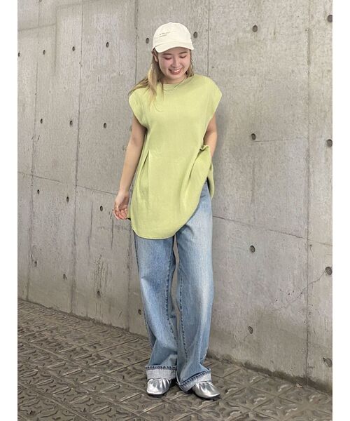 Ungrid（アングリッド）の「エンブロイダリーカラーロゴキャップ（キャップ・レディース・アイボリー/レッド/ネイビー・FREE）」の20枚目の写真