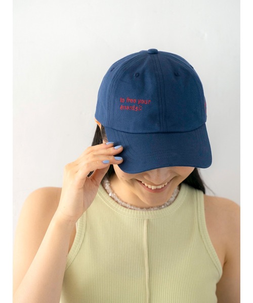 Ungrid（アングリッド）の「エンブロイダリーカラーロゴキャップ（キャップ・レディース・アイボリー/レッド/ネイビー・FREE）」の9枚目の写真