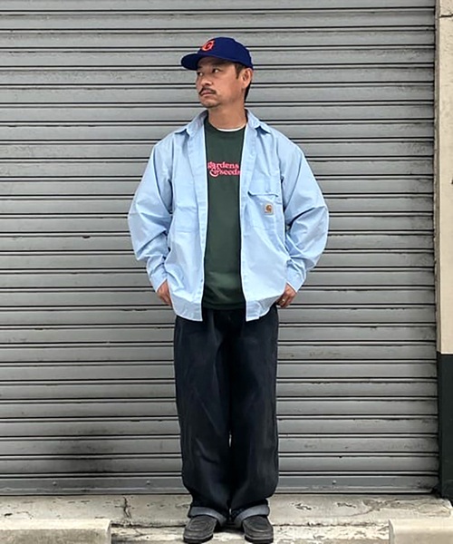 Carhartt WIP(カーハートダブリューアイピー)の「CARHARTT WIP / カーハート ダブリューアイピー L/S IRWIN SHIRT(シャツ/ブラウス・メンズ・ブルー/ピンク・LARGE/SMALL/MEDIUM)」の10枚目の写真