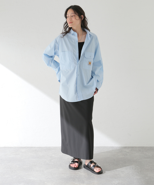 Carhartt WIP(カーハートダブリューアイピー)の「CARHARTT WIP / カーハート ダブリューアイピー L/S IRWIN SHIRT(シャツ/ブラウス・メンズ・ブルー/ピンク・LARGE/SMALL/MEDIUM)」の12枚目の写真