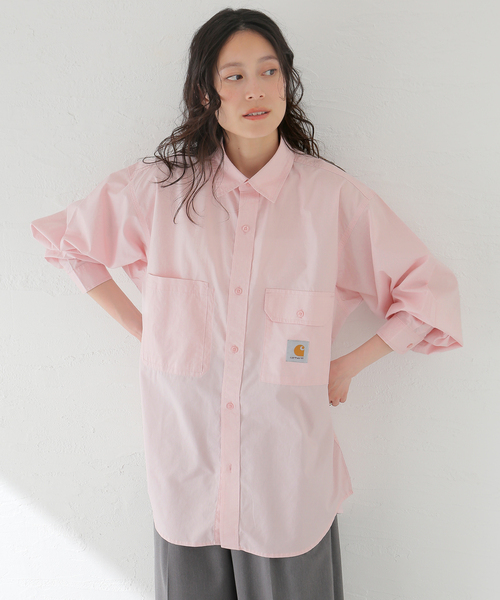 Carhartt WIP(カーハートダブリューアイピー)の「CARHARTT WIP / カーハート ダブリューアイピー L/S IRWIN SHIRT(シャツ/ブラウス・メンズ・ブルー/ピンク・LARGE/SMALL/MEDIUM)」の6枚目の写真