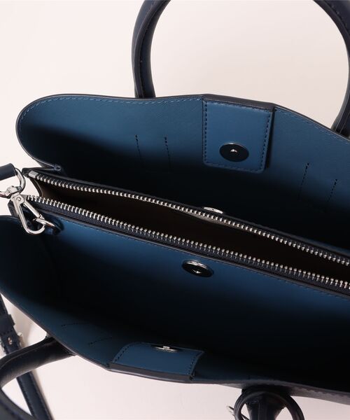 MICHAEL KORS(マイケルコース)の「RUTHIE サフィアーノ レザー サッチェル スモール(ハンドバッグ・レディース・ネイビー・FREE)」の7枚目の写真
