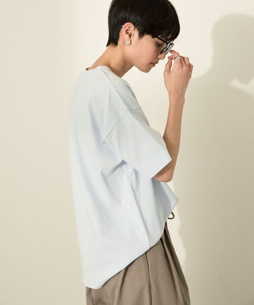 AMERICAN HOLIC(アメリカンホリック)の「フォトプリントTシャツ(Tシャツ/カットソー・レディース・オフホワイト/サックスブルー・L/M)」の13枚目の写真