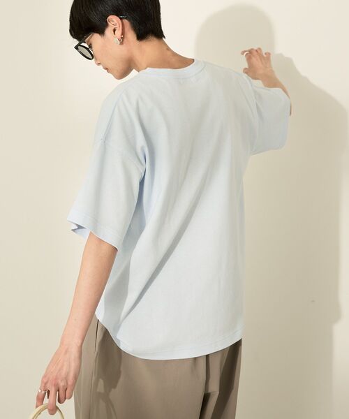 AMERICAN HOLIC(アメリカンホリック)の「フォトプリントTシャツ(Tシャツ/カットソー・レディース・オフホワイト/サックスブルー・L/M)」の14枚目の写真