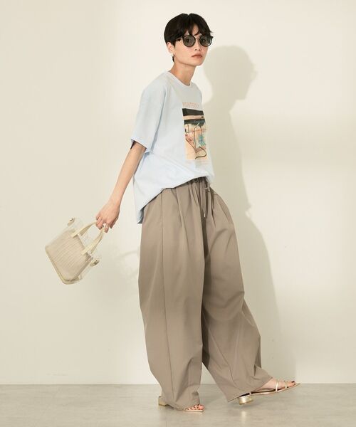 AMERICAN HOLIC(アメリカンホリック)の「フォトプリントTシャツ(Tシャツ/カットソー・レディース・オフホワイト/サックスブルー・L/M)」の16枚目の写真