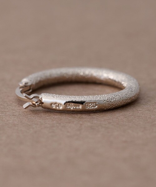 k*☆様 ete ミスト フープピアス シルバー925 ミスト フープピアス ミディアム（ピアス（両耳用））｜ete bijoux