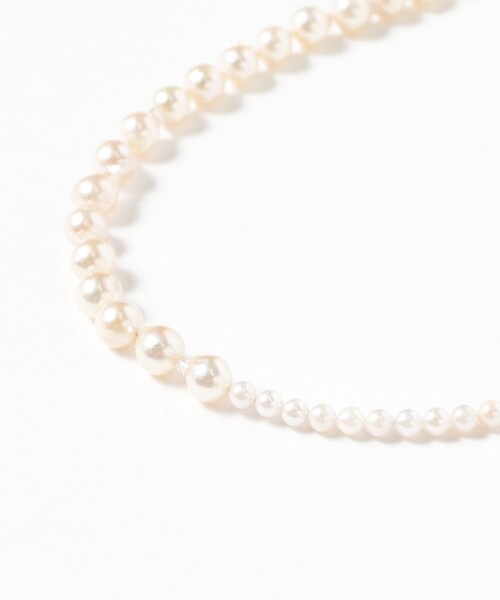 Demi-Luxe BEAMS(デミルクス ビームス)の「AYUS / アコヤバロックパール 2ストーン ネックレス(ネックレス・レディース・ホワイト・ONE SIZE)」の2枚目の写真