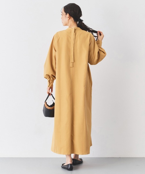 and myera(アンド マイラ)の「and myera 後ろリボンワンピース(ワンピース・レディース・イエロー・L/LL/M/S)」の9枚目の写真