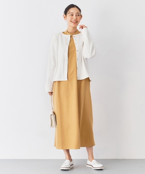 and myera(アンド マイラ)の「and myera 後ろリボンワンピース(ワンピース・レディース・イエロー・L/LL/M/S)」の10枚目の写真