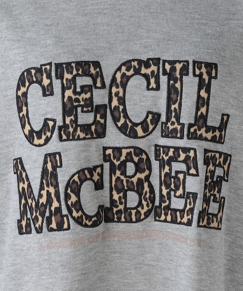 CECIL McBEE(セシルマクビー)の「ワッペンロゴパーカーワンピース(ワンピース・レディース・ブラック/グレー・MEDIUM/LARGE)」の9枚目の写真