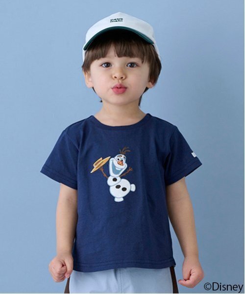 セール】【Disney】オラフアップリケTシャツ（Tシャツ/カットソー