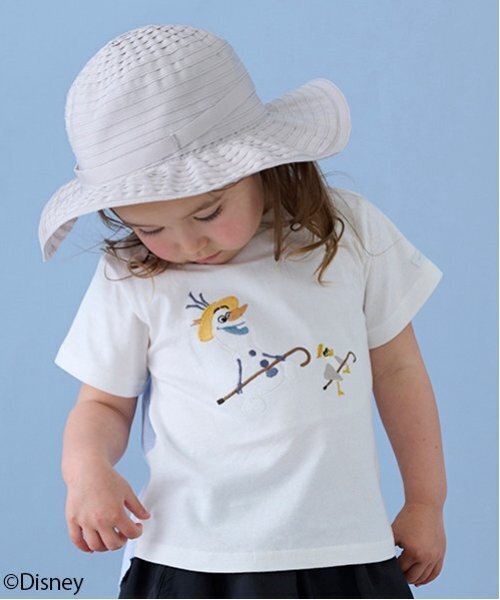 petit main（プティマイン）の「【Disney】オラフアップリケTシャツ（Tシャツ/カットソー・キッズ・オフホワイト/ネイビー/ブラック・80ｃｍ/110cm/120cm/90cm/100cm/130cm）」の5枚目の写真