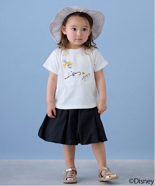 petit main（プティマイン）の「【Disney】オラフアップリケTシャツ（Tシャツ/カットソー・キッズ・オフホワイト/ネイビー/ブラック・80ｃｍ/110cm/120cm/90cm/100cm/130cm）」の7枚目の写真
