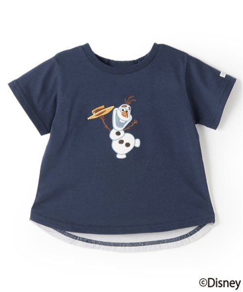 petit main（プティマイン）の「【Disney】オラフアップリケTシャツ（Tシャツ/カットソー・キッズ・オフホワイト/ネイビー/ブラック・80ｃｍ/110cm/120cm/90cm/100cm/130cm）」の18枚目の写真