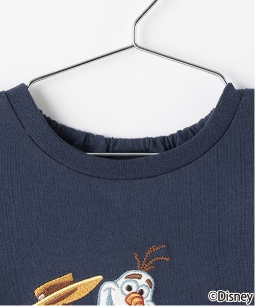 petit main（プティマイン）の「【Disney】オラフアップリケTシャツ（Tシャツ/カットソー・キッズ・オフホワイト/ネイビー/ブラック・80ｃｍ/110cm/120cm/90cm/100cm/130cm）」の21枚目の写真