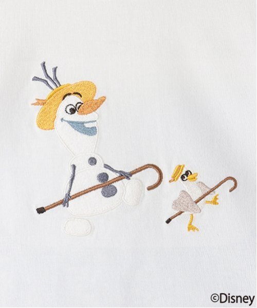 petit main（プティマイン）の「【Disney】オラフアップリケTシャツ（Tシャツ/カットソー・キッズ・オフホワイト/ネイビー/ブラック・80ｃｍ/110cm/120cm/90cm/100cm/130cm）」の22枚目の写真