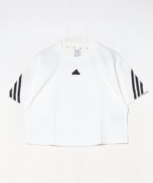 adidas(アディダス)の「アディダス adidas フューチャーアイコン スリーストライプス 半袖Tシャツ(Tシャツ/カットソー・レディース・ダークグレー/ホワイト・S/M/L/XL)」の17枚目の写真