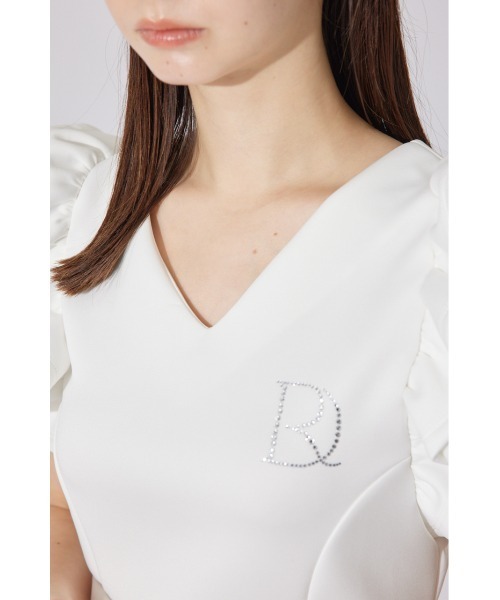 rienda(リエンダ)の「RDショルダーフリルカットミニワンピース 半袖 夏服(ワンピース・レディース・ブラック/ホワイト/ブラウン・SMALL/MEDIUM)」の20枚目の写真
