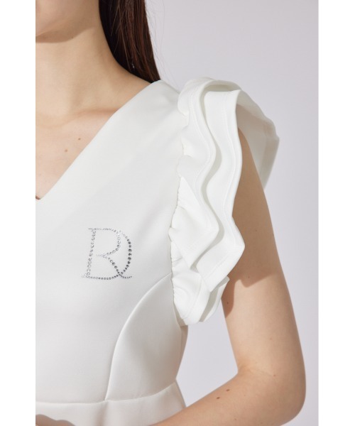 rienda(リエンダ)の「RDショルダーフリルカットミニワンピース 半袖 夏服(ワンピース・レディース・ブラック/ホワイト/ブラウン・SMALL/MEDIUM)」の21枚目の写真